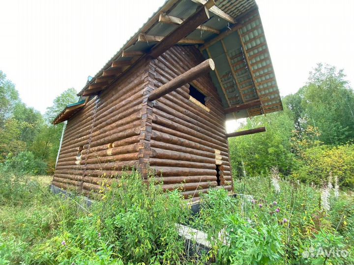 Готовый сруб дома из бревна