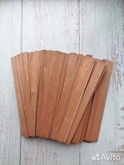 Фитили деревянные для свечей