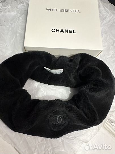 Махровая повязка на голову Chanel