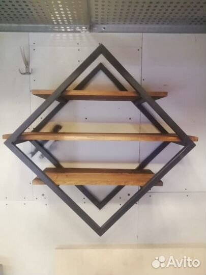 Полка в стиле лофт