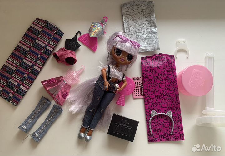 Оригинал Кукла LOL Surprise OMG Remix - Kitty K