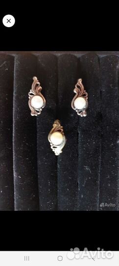 Серьги кольца