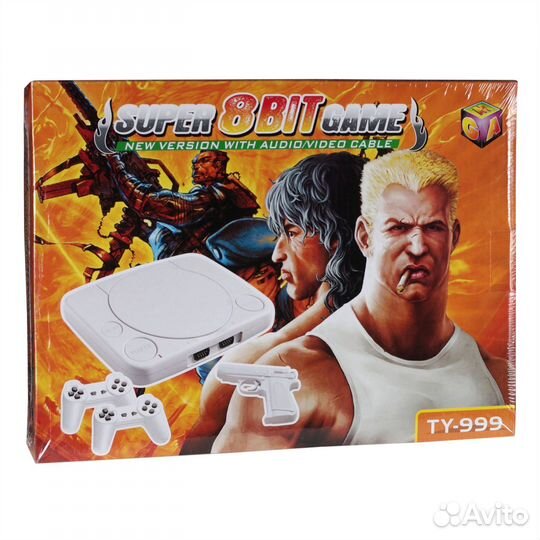 Игровая приставка Dendy 8 bit c пистолетом