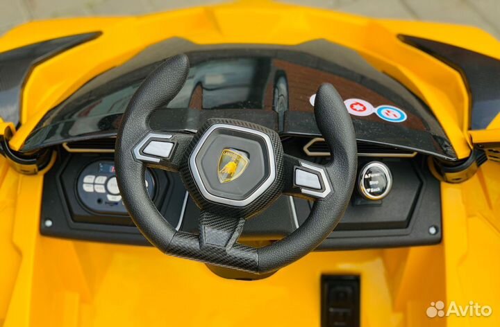 Электромобиль Lamborghini NEL-603 золотой 4WD