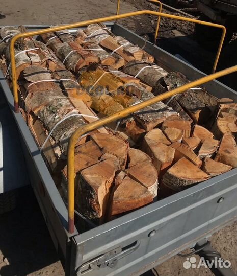 Дрова колотые сухие