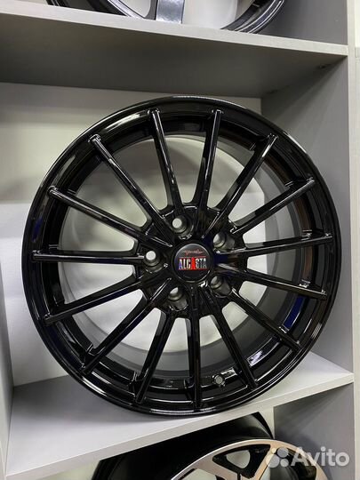 Alcasta 7x17/5x112 ET43 D57,1 M60 Black