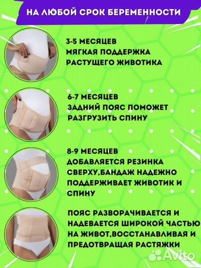 Бандаж для беременных и после родов