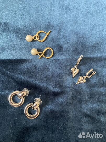 Серьги с подвесками