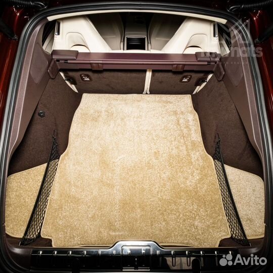 3D коврики из экокожи на Porsche в салон/багажник