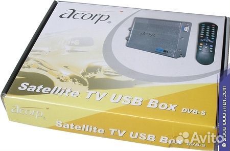 Спутниковый тюнер Acorp TV878DS USB новый