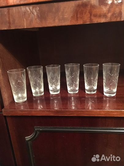 Стопки хрусталь СССР