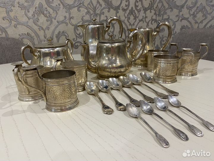 Антикварный Чайный набор Christofle