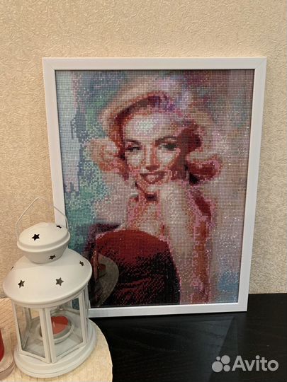 Картина алмазная мозаика готовая Мерилин Монро