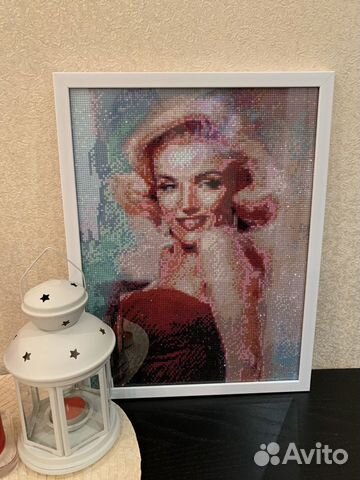 Картина алмазная мозаика готовая Мерилин Монро