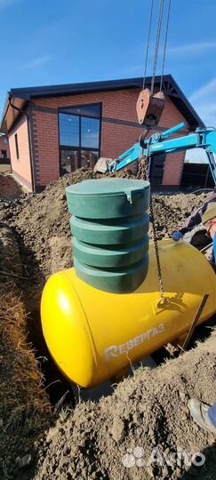 Монтаж газгольдера под ключ (производитель)