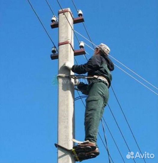 Электрик подключение к столбам, электро монтаж