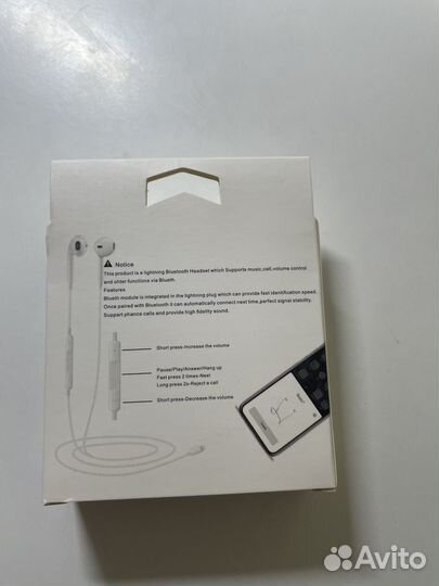Наушники apple проводные lightning