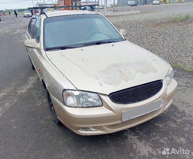 Hyundai Accent 1.5 МТ, 2001, 391 700 км