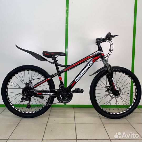 Велосипед горный Черный-красный