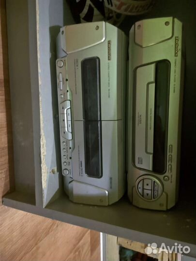 Колонки, усилитель, кассетная дека