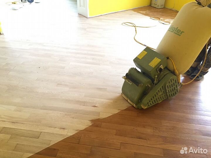 Шлифовка и циклёвка деревянного пола Lagler Hummel