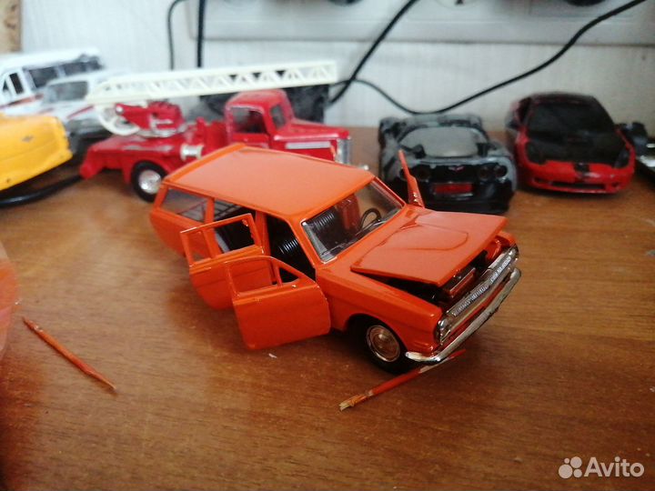 Реставрация, покраска моделей машин СССР 1 43