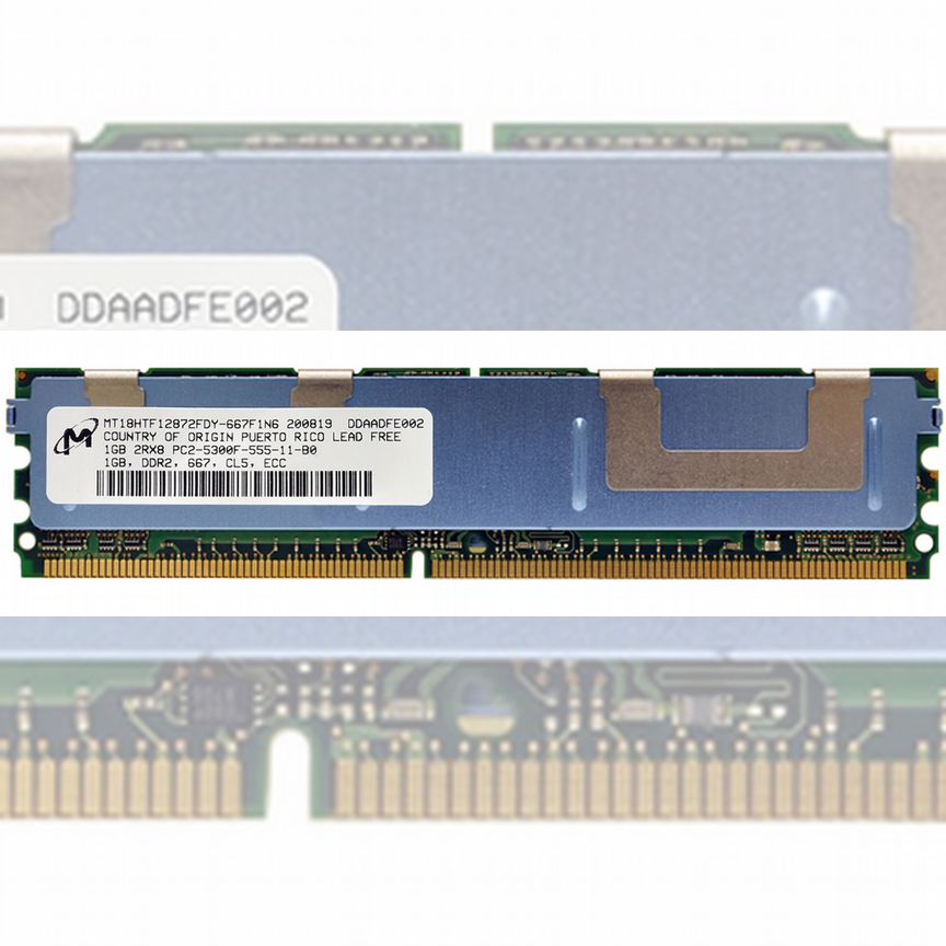 [MT18HTF12872FDY-667F1N6] Оперативная Память Micron Mt18htf12872fdy-667f1n6