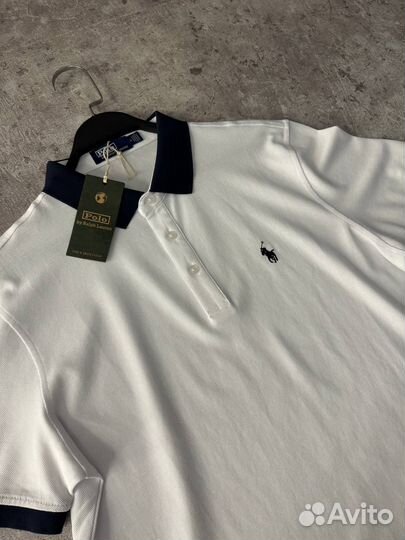 Футболка поло Polo Ralph Lauren белая