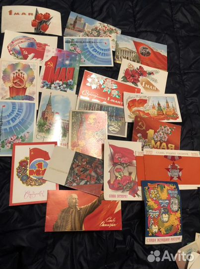 Открытки СССР винтаж 1950-80 более 200шт