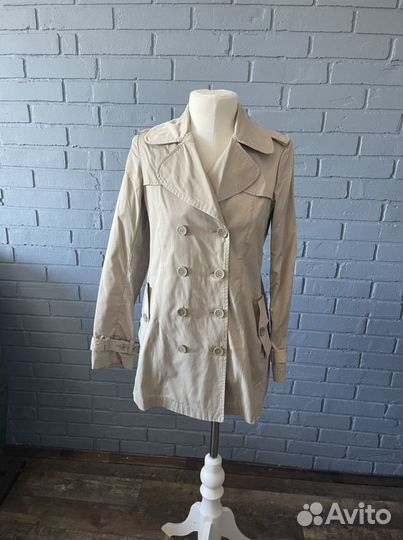 Тренч бежевый итальянский