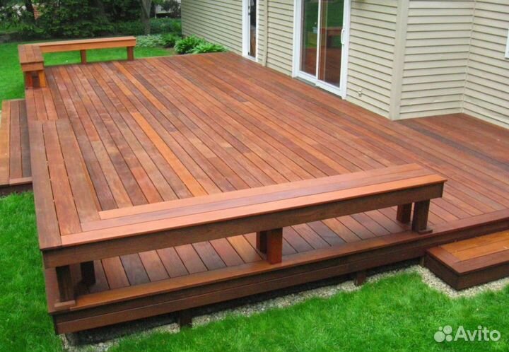 Строительство террас, лестниц и подиумов