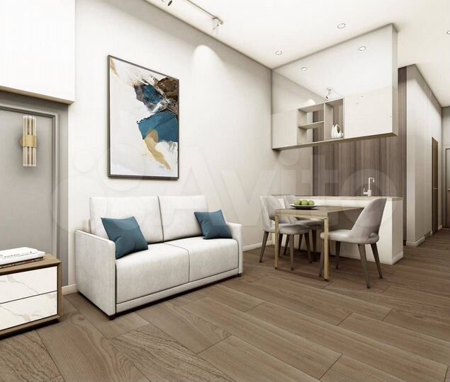 1-к. апартаменты, 32,9 м², 1/7 эт.
