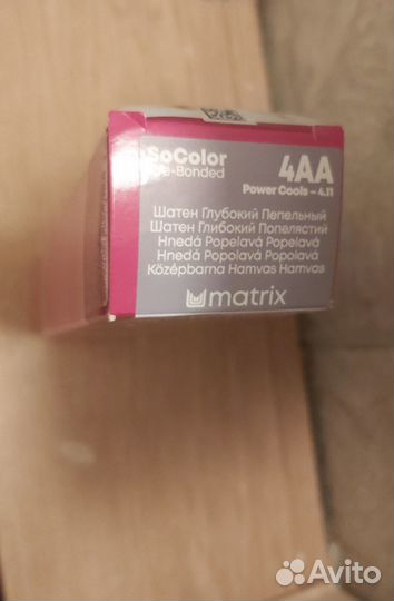 Matrix socolor краска для волос оттенок 4AA