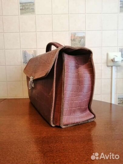 Портфель кожаный СССР