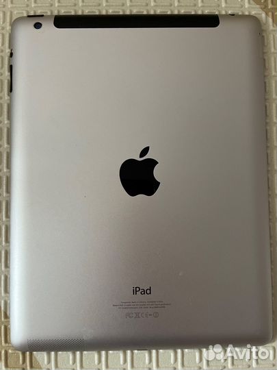 iPad 4 64gb wi-fi+cellular, чёрный