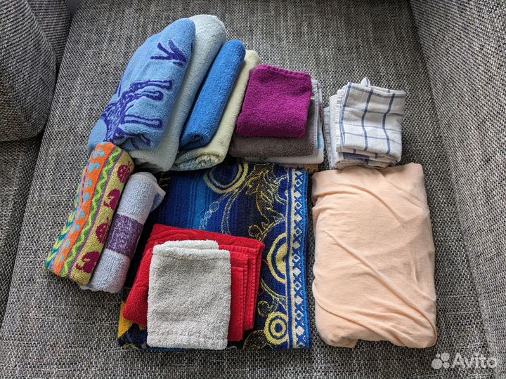 Полотенца пакетом старые