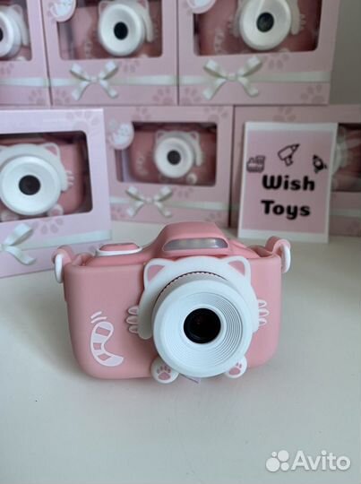 Детский фотоаппарат кошечка с wifi