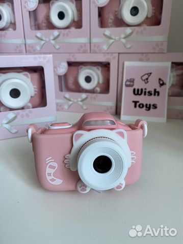 Детский фотоаппарат кошечка с wifi