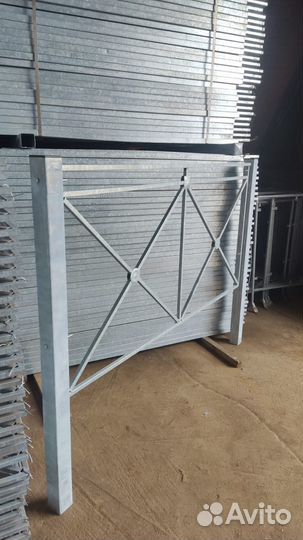 Металлические ограждения, пешеходные