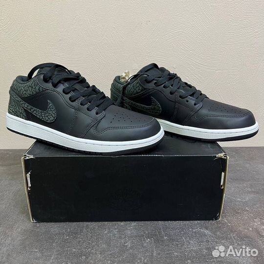 Air Jordan 1 Low SE Black Elephant