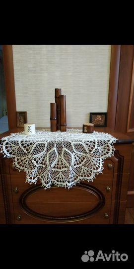 Салфетка вязаная ручной работы Грация