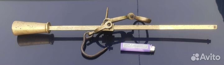 Весы безмен, бронзовые, старинные, кантарь