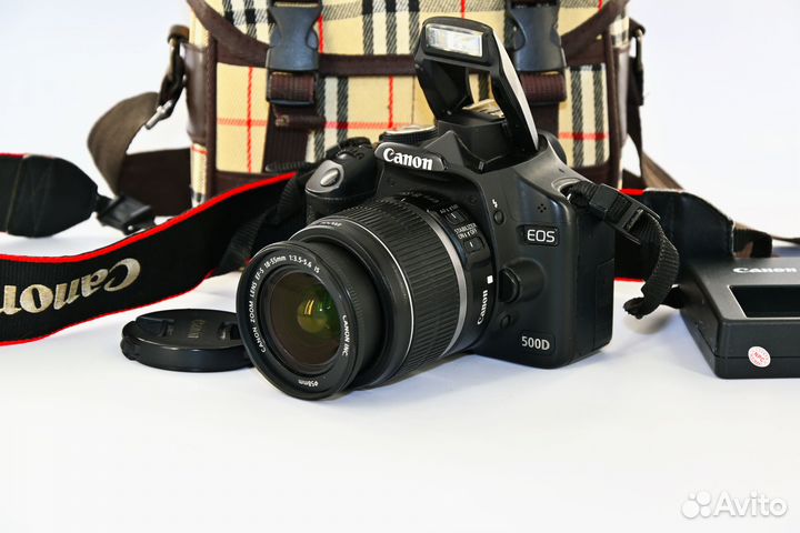 Canon EOS 500D/T1i 15.1MP цифрозеркалка Kit 18-55