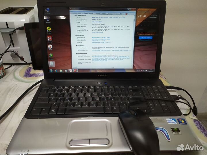 Ноутбук HP Compaq Presario CQ61-313ER