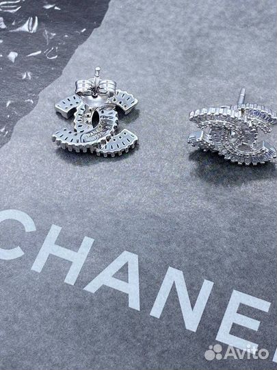 Серьги chanel