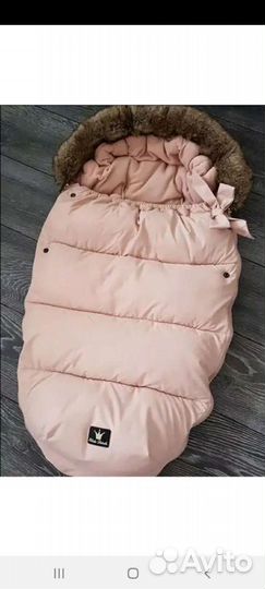 Зимний конверт в коляску