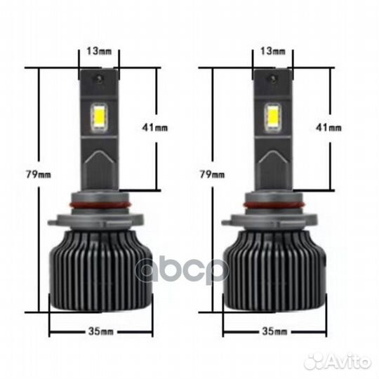 Лампа светодиодная 12/24V HB4 65W 8000lm P22d 5