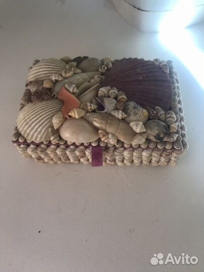 Шкатулка для украшений ракушка