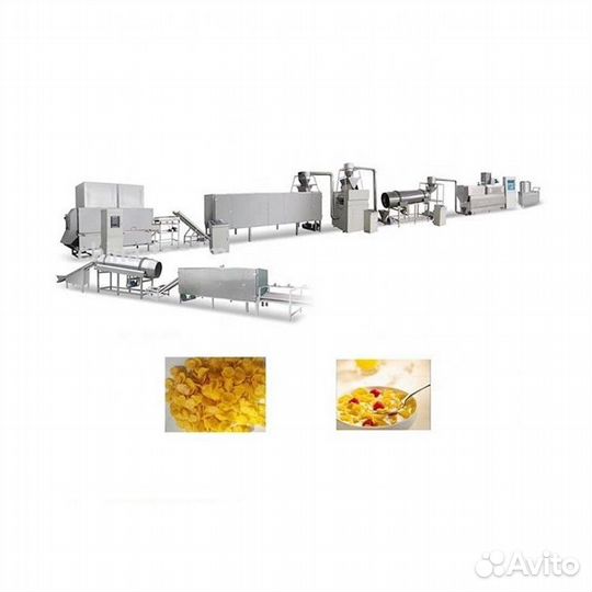 Оборудование приготовления хлопьев для завтрака