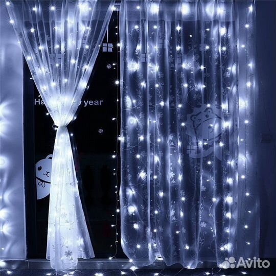 Занавес (дождь) светодиодный